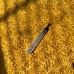 Selenite Silver Pendant